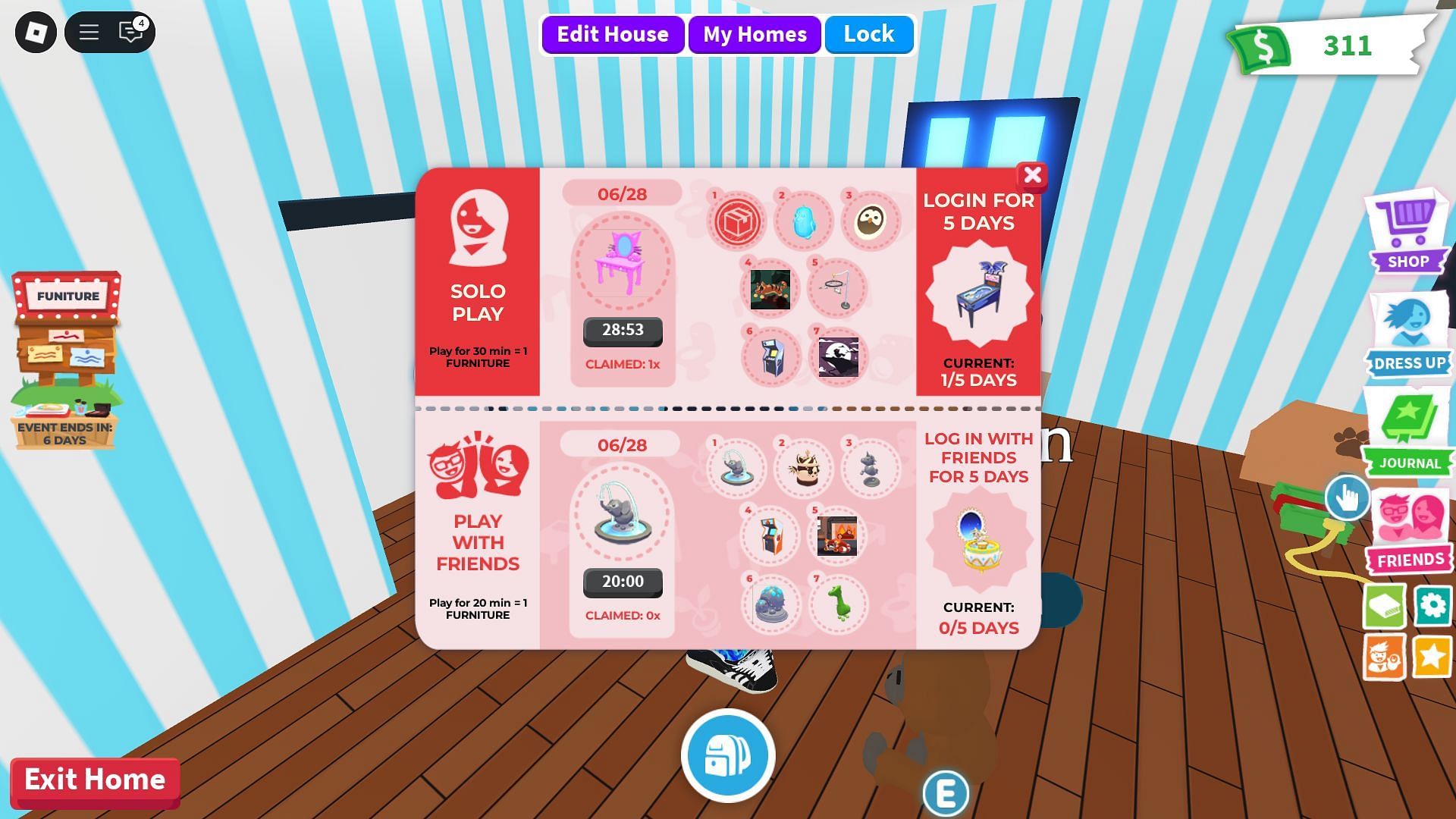 The Daily Stamp Card (Image via Roblox)